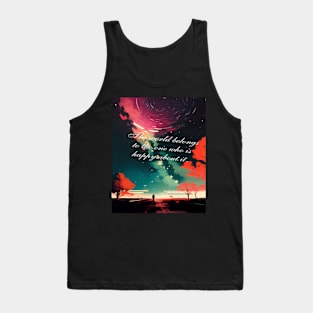 "the wisdom of our life" Tank Top